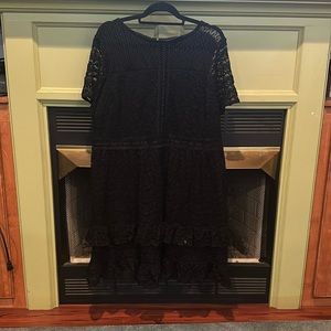 Lane Bryant Black lace dress